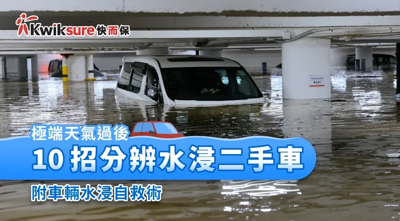 極端天氣過後10 招分辨水浸二手車 附車輛水浸自救術