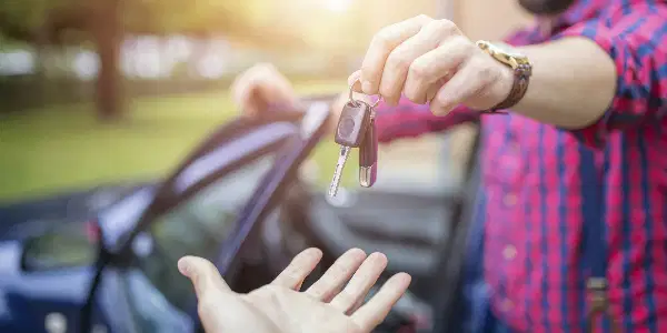 Lending your car to a friend